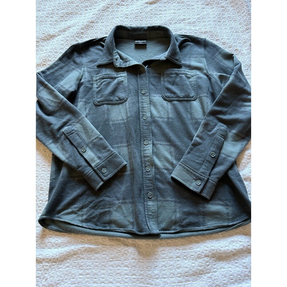 32 Degrees Heat Women’s Medium Green Plaid Jacket